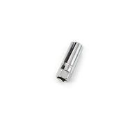 SATA ST13916SC - Set di prese metriche per candela da 1/2", 21 mm, finitura cromata lucida, facile da pulire e resiste alla corrosione