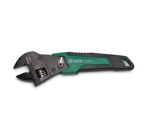 SATA ST47403 - Chiave a cricchetto regolabile con scala integrata da 20,32 cm, misure metriche per una rapida identificazione dei dispositivi di fissaggio