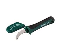 SATA ST93474 - Coltello per cavi, per rivestimenti, 185 mm, con lama rotonda e impugnatura a 2 componenti antiscivolo, ST93474