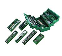 SATA ST95104A70-6 - Cassetta portautensili a sbalzo e set di vassoi, 6 punti, 70 pezzi, multicolore