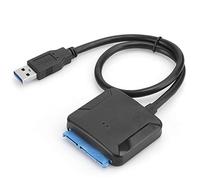 SATA to USB 3.0 Cable Adapter, 2.5/3.5 Inch HDD SSD Hard Drive Converter, High Speed USB 3.0 to SATA III Cable with 5Gbps Transfer Rate, Plug and Play for Linux ,