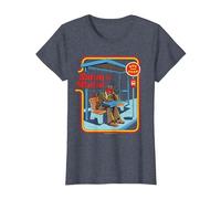 Satan is Waitin Devil Sarcastic Vintage Funny Adult Humor Maglietta, Donna, Pervinca, XL