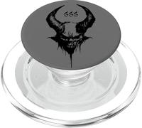 Satana 666 Lucifero Grandi Corna Wicca Paganesimo Diavolo PopSockets PopGrip per MagSafe