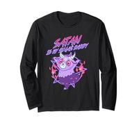Satana è Il Mio Sugar Daddy (Divertente Carino Diavolo Grafica) Maglia a Manica