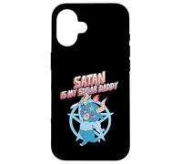 Satana è il mio Sugar Daddy (divertente dichiarazione carino diavolo grafico) Custodia per iPhone 16