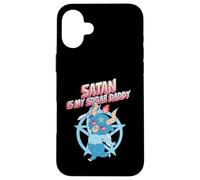 Satana è il mio Sugar Daddy (divertente dichiarazione carino diavolo grafico) Custodia per iPhone 16 Plus