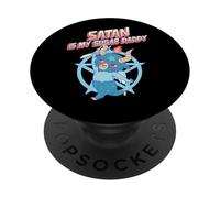 Satana è il mio Sugar Daddy (divertente dichiarazione carino diavolo grafico) PopSockets PopGrip Adesivo