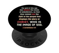 Satana ha accecato le menti dei non credenti 2 Cor 4 4 PopSockets PopGrip Adesivo