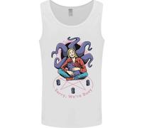 Satanic Cat Mum Black Magic Witch Halloween Uomo Vest Tank Top