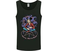 Satanic Cat Mum Black Magic Witch Halloween Uomo Vest Tank Top