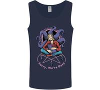 Satanic Cat Mum Black Magic Witch Halloween Uomo Vest Tank Top