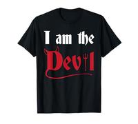 Satanic Halloween Devil Shirt I am the Devil, Satana, Lucifer Maglietta