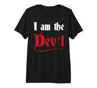 Satanic Halloween Devil Shirt I am The Devil, Satana, Lucifer Maglietta Premium