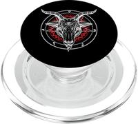 Satanico Capra Testa Bafometto Lucifero Occulto Pentagramma Demoniaco PopSockets PopGrip per MagSafe