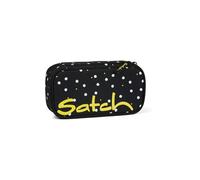 satch Astuccio Rigido Extra large in ivisorio Scomparto con cerniera Portapenne Triangolo Finestra per l'orario Lazy Daisy - Nero