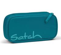 satch Astuccio Rigido Extra large incl. divisorio Scomparto con cerniera Portapenne Triangolo Finestra per l'orario Deep Petrol - Petrol