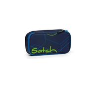 satch Astuccio Rigido Extra large incl. divisorio Scomparto con cerniera Portapenne Triangolo Finestra per l'orario Blue Tech - Blu scuro
