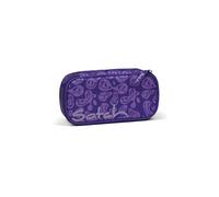 Satch Astuccio Rigido Extra large incl. divisorio Scomparto con cerniera Portapenne Triangolo Finestra per l'orario Bright Faces - Lilla