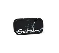 satch Astuccio Rigido Extra large incl. divisorio Scomparto con cerniera Portapenne Triangolo Finestra per l'orario Ninja Matrix - Nero