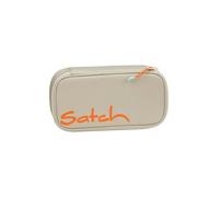 satch Astuccio Rigido Extra large incl. divisorio Scomparto con cerniera Portapenne Triangolo Finestra per l'orario Crossed Sand - Beige