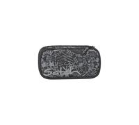satch Astuccio Rigido Extra large incl. divisorio Scomparto con cerniera Portapenne Triangolo Finestra per l'orario Street Ink - Grigio