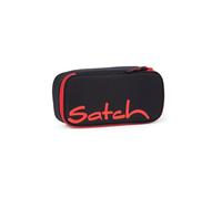 satch Astuccio Rigido Extra large incl. divisorio Scomparto con cerniera Portapenne Triangolo Finestra per l'orario Fire Phantom - Nero