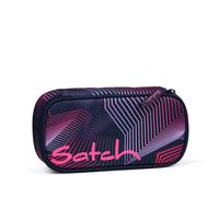 satch Astuccio Rigido Extra large incl. divisorio Scomparto con cerniera Portapenne Triangolo Finestra per l'orario Seismic Pink - Blu scuro