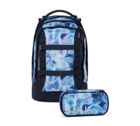 Satch Blurry Sky Set Zaino Astuccio pack Ergonomico Ecologico 30 Litri