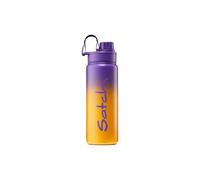 Satch in acciaio inossidabile senza BPA, 0,5 L, a tenuta stagna e adatta a bevande gassate, calde e fredde Purple Graffiti - Arancione