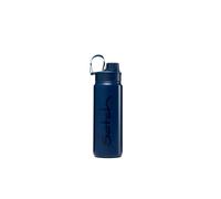 Satch in acciaio inox senza BPA da 0,5 l, a prova di perdite e adatto alle bevande gassate, calde e fredde. Blue - Blu
