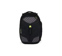 satch match Zaino da scuola dalla 5ª classe, ergonomico, espandibile fino a 35 L, stabile, tasca frontale extra Dark Skate - Nero