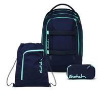 Satch Ocean Mint Set Zaino Astuccio Sacca pack Ergonomico Ecologico 30 Litri