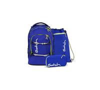Satch Set di zaini scuola Blue Climber (TAS014897) – 3 pezzi, design originali, sostenibili – Blu