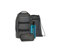 satch pack set Set zaino scolastico, 4 pezzi, capacità 30 litri con astuccio, bottiglia e borsa sportiva Hidden Rainbow - Multi Colored