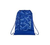 Satch Sacca Sportiva per Ragazze e Ragazzi con Scomparto con Cerniera, 12 Litri di Volume, agganciabile allo Zaino Vibrant Blue - Blu