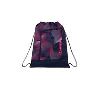 Satch Sacca sportiva Borsa sportiva per ragazze e ragazzi con tasca con cerniera, 12 litri, agganciabile agli zaini Seismic Pink - Blu scuro
