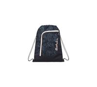 Satch Sacca Sportiva per Ragazze e Ragazzi con Scomparto con Cerniera, 12 Litri di Volume, agganciabile allo Zaino Midnight Jungle - Blu