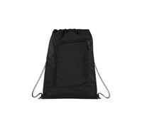 Satch Sacca Sportiva per Ragazze e Ragazzi con Scomparto con Cerniera, 12 Litri di Volume, agganciabile allo Zaino Nordic Black - Nero