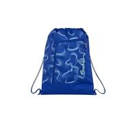 Satch Sacca Sportiva per Ragazze e Ragazzi con Scomparto con Cerniera, 12 Litri di Volume, agganciabile allo Zaino Vibrant Blue - Blu