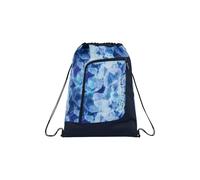Satch Sacca Sportiva per Ragazze e Ragazzi con Scomparto con Cerniera, 12 Litri di Volume, agganciabile allo Zaino Blurry Sky - Blu Scuro