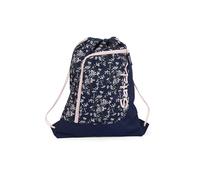 Satch Sacca Sportiva per Ragazze e Ragazzi con Scomparto con Cerniera, 12 Litri di Volume, agganciabile allo Zaino Bloomy Breeze - Blu Scuro