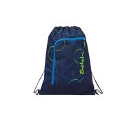 Satch Sacca Sportiva per Ragazze e Ragazzi con Scomparto con Cerniera, 12 Litri di Volume, agganciabile allo Zaino Blue Tech - Blu Scuro