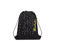 Satch Sacca Sportiva per Ragazze e Ragazzi con Scomparto con Cerniera, 12 Litri di Volume, agganciabile allo Zaino Lazy Daisy - Nero