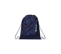 Satch Sacca sportiva per ragazze e ragazzi con scomparto con cerniera, 12 litri di volume, agganciabile allo zaino Purple Laser - Blu scuro