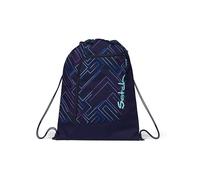 Satch Sacca Sportiva per Ragazze e Ragazzi con Scomparto con Cerniera, 12 Litri di Volume, agganciabile allo Zaino Purple Laser - Blu Scuro