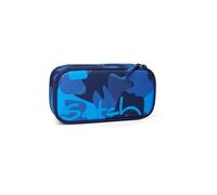 Satch Schlamperbox - Mäppchen groß, Trennfach, Geodreieck - Troublemaker - Blau