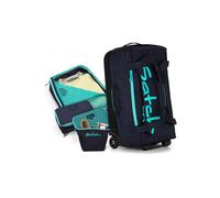 satch quest Travel Bag Set confortevole, resistente, con maniglie per il trasporto e rotelle Jet Mint - Blu scuro