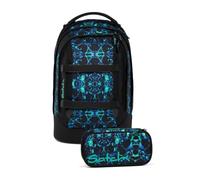 Satch Set Zaino Caleido Blue Articoli Scolastici Unisex Poliestere Riciclato Multicolor