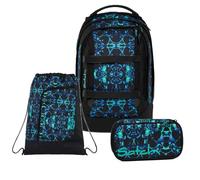 Satch Set Zaino Caleido Blue Articoli Scolastici Unisex Poliestere Riciclato Multicolor
