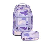 Satch Set Zaino Lilac Blossom Articoli Scolastici Unisex Poliestere Riciclato Multicolor